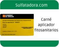 Carné de fitosanitarios