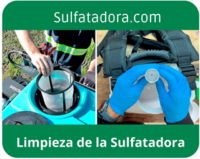 Limpieza de la sulfatadora